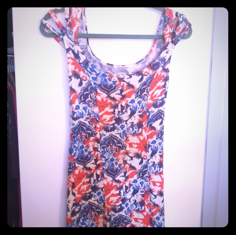 Free People Multi color mini dress